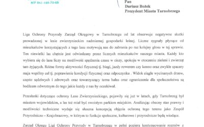 Stanowisko Zarządu Okręgu LOP w Tarnobrzegu